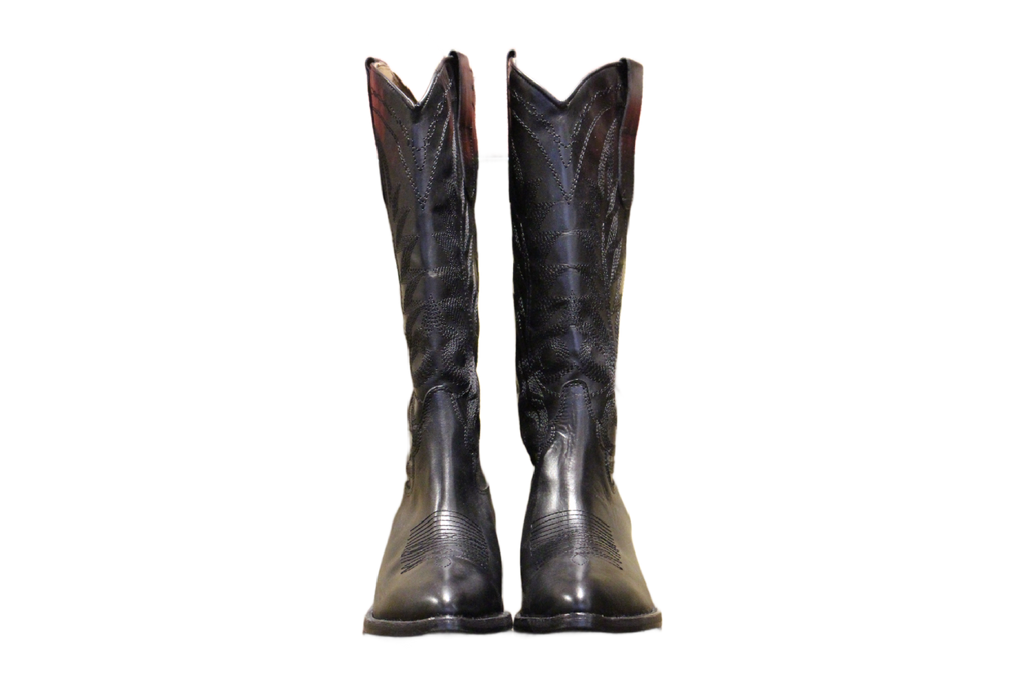 KNEE HIGH BOOTS - DD157 VITELLO DIVER NERO