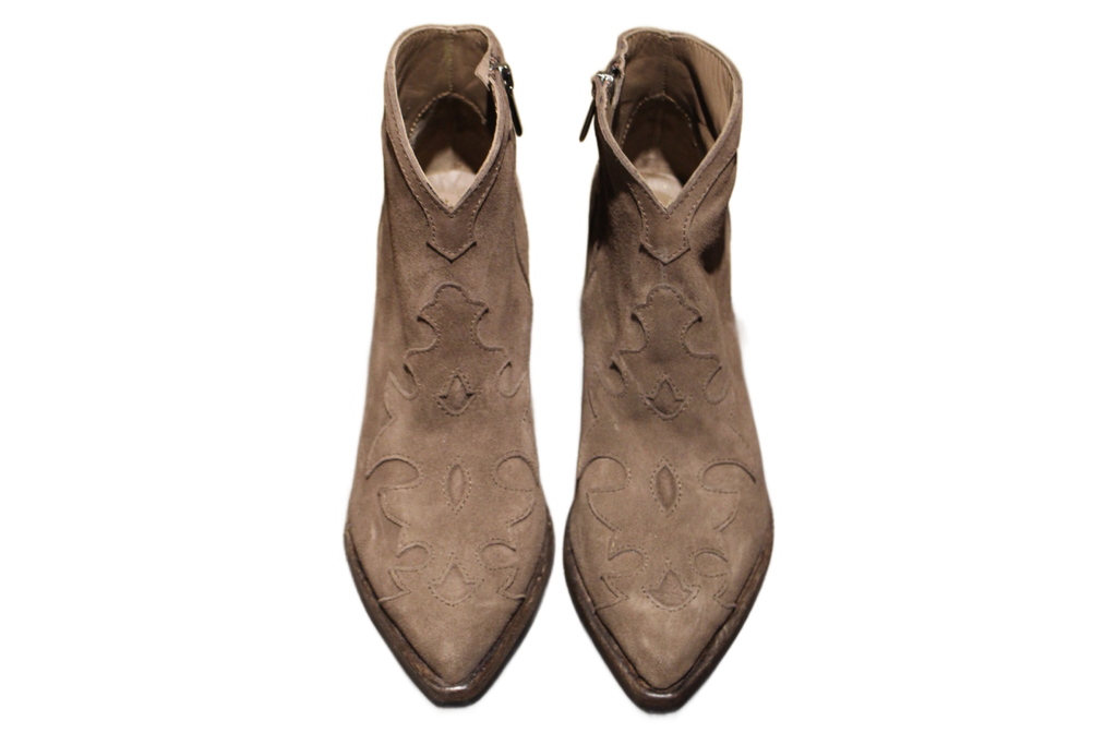 ANKLE BOOTS - DD138 VELOUR ESPRESSO