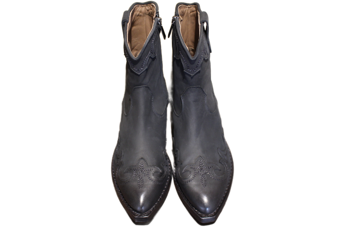 ANKLE BOOTS - DD153 NABUK NERO