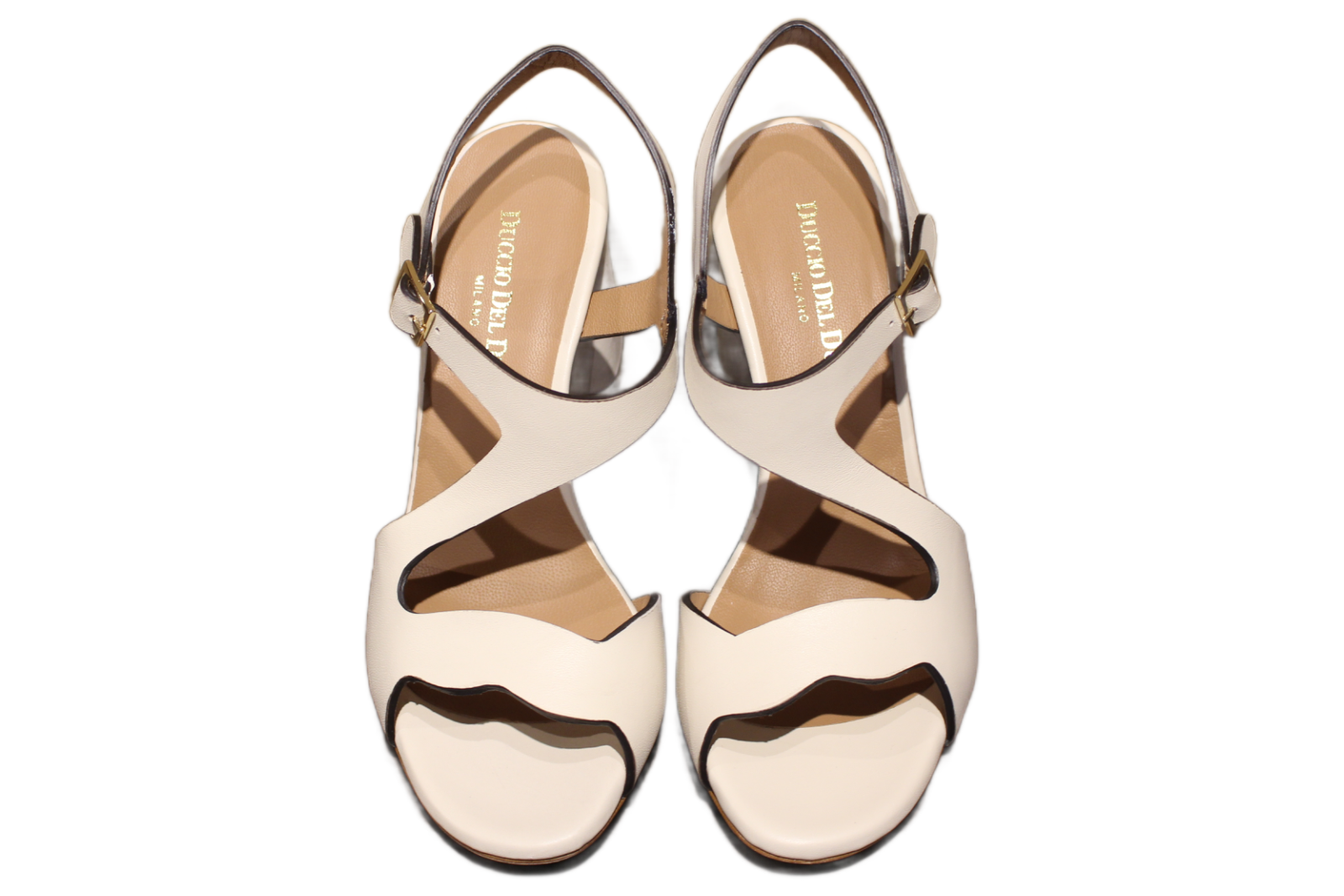 SANDALS - DD214 BULGARO AVORIO LISSATO