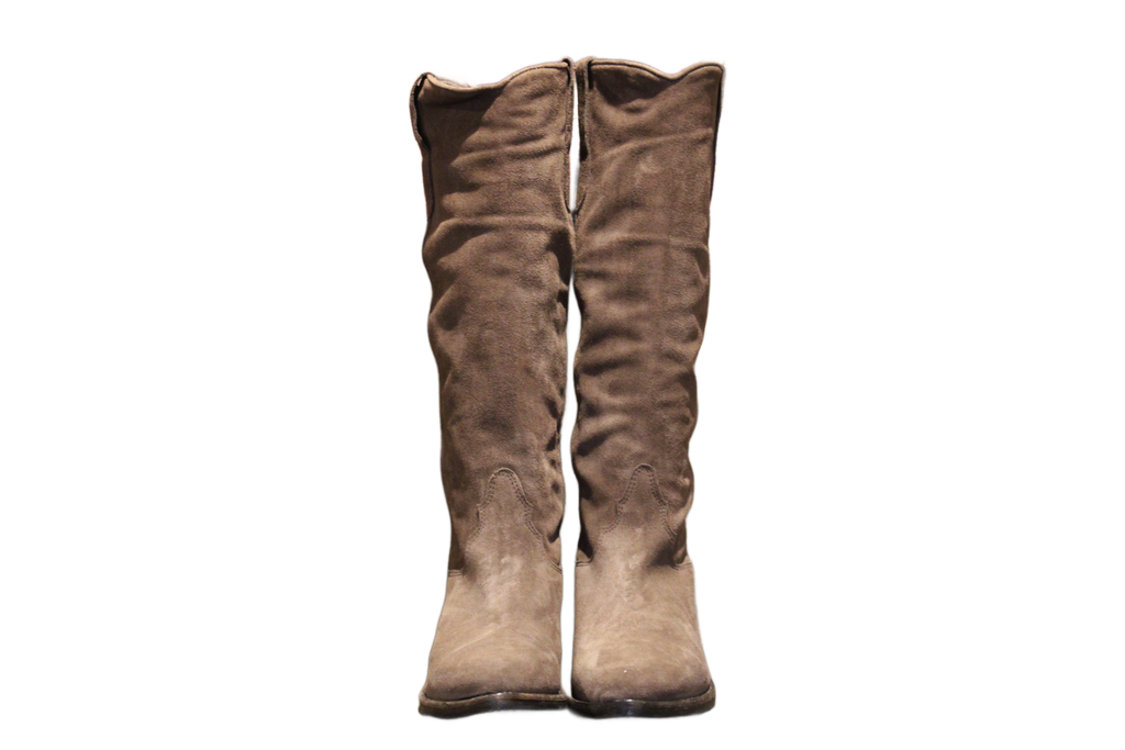 KNEE HIGH BOOTS - DD97 VELOUR ESPRESSO