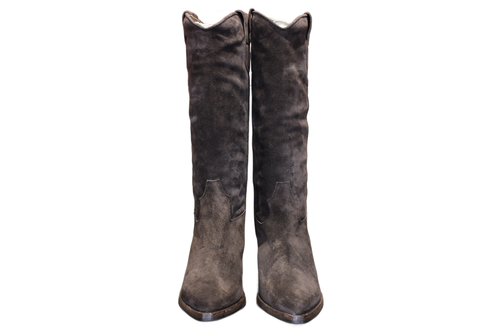 KNEE HIGH BOOTS - DD142 VELOUR T.MORO