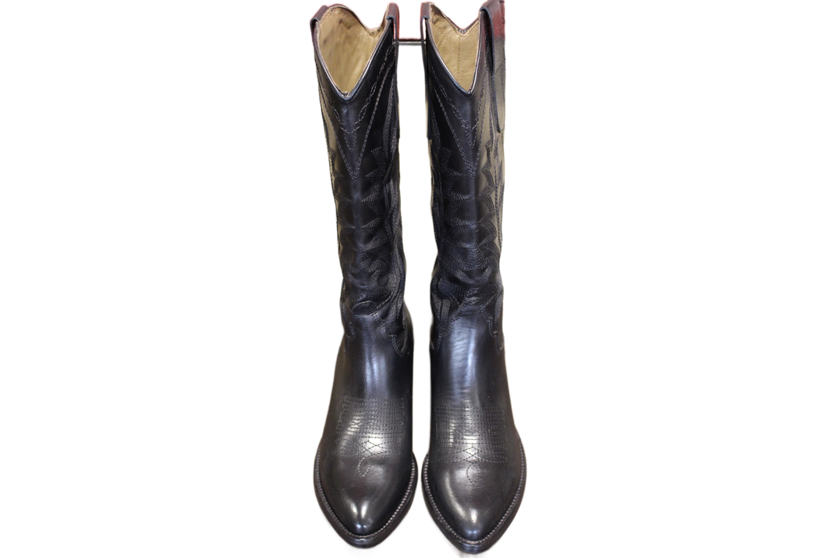 KNEE HIGH BOOTS - DD157 VITELLO DIVER NERO