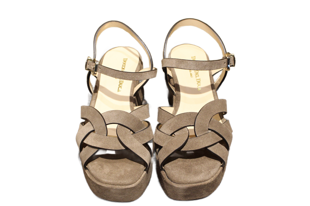 SANDALS - CAMOSCIO ESPRESSO