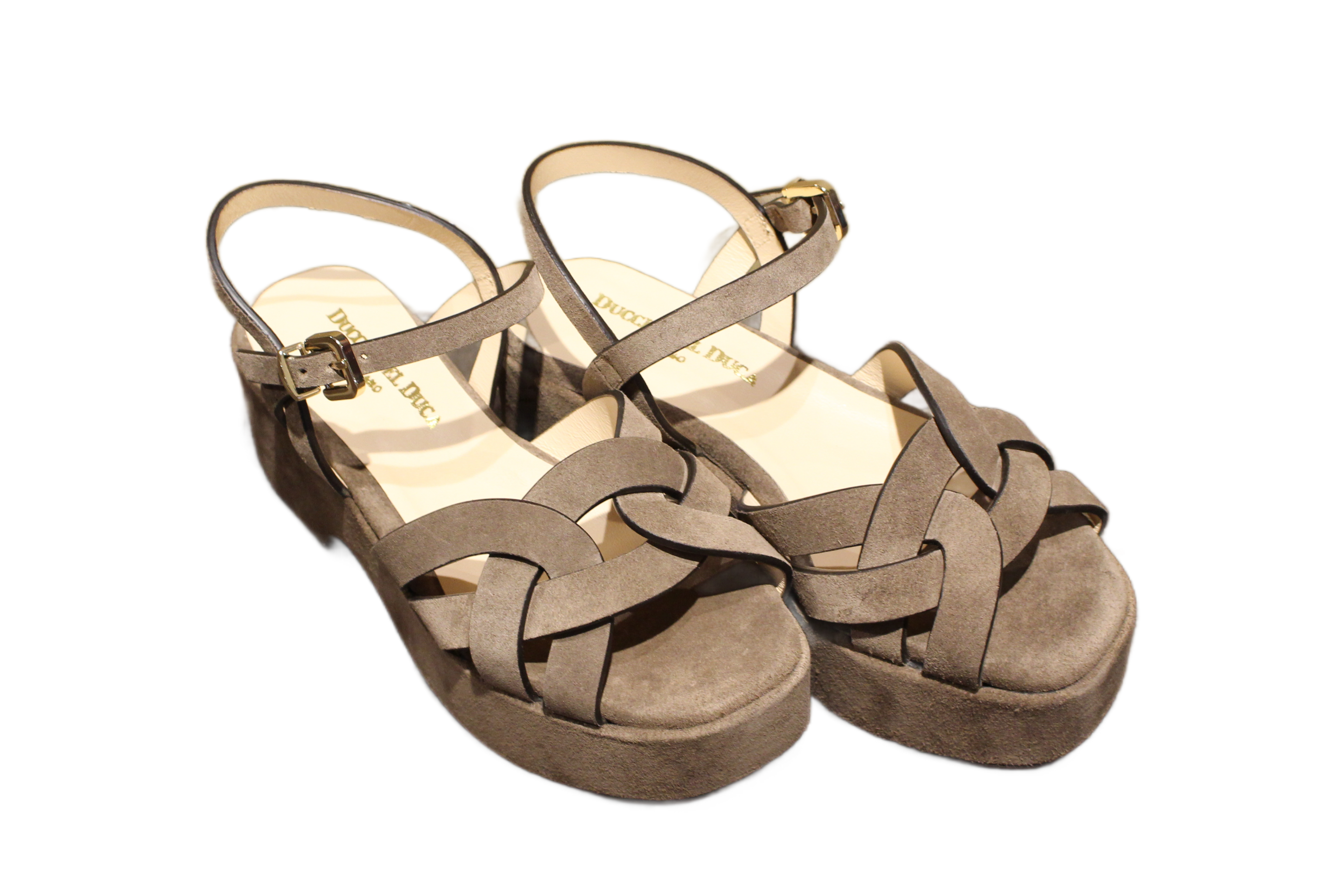 SANDALS - CAMOSCIO ESPRESSO