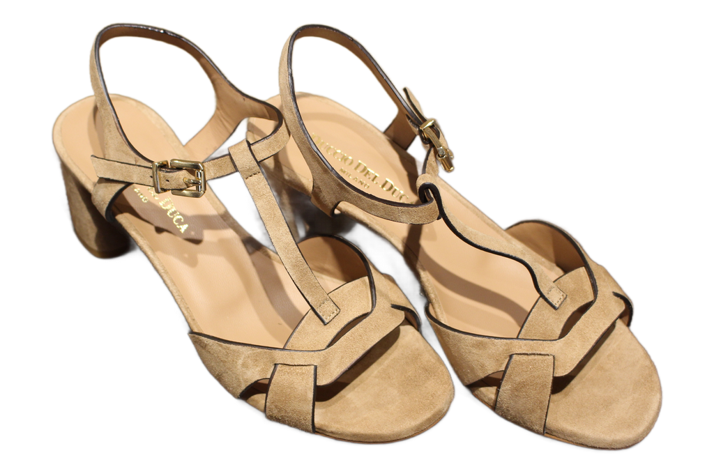 SANDALS - DD615 CAMOSCIO SELLA LISSATO