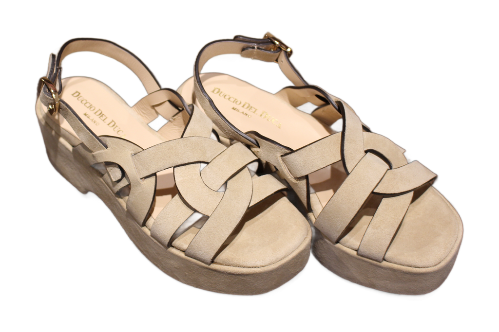 SANDALS - DD124 CAMOSCIO