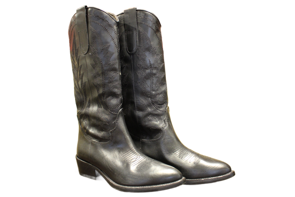 KNEE HIGH BOOTS - DD157 VITELLO DIVER NERO