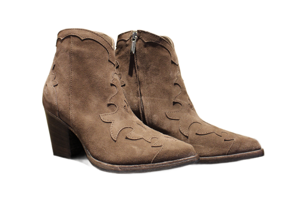 ANKLE BOOTS - DD138 VELOUR ESPRESSO