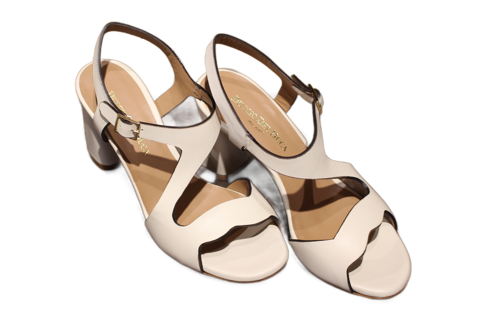 SANDALS - DD214 BULGARO AVORIO LISSATO