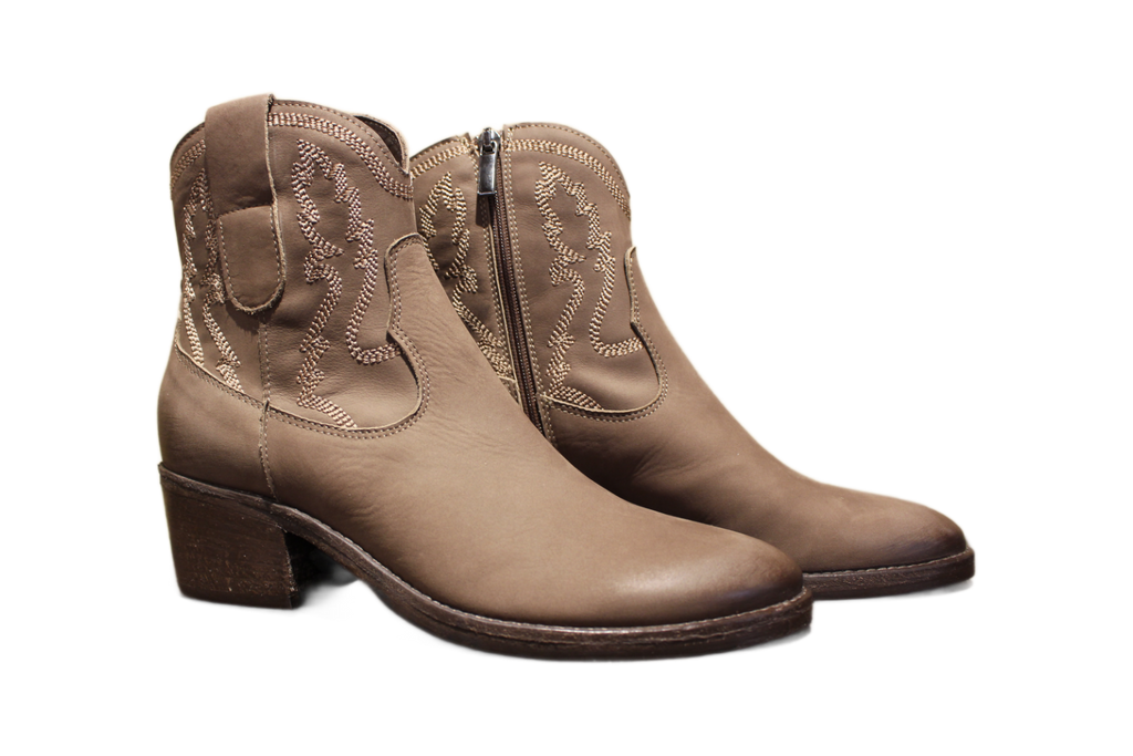 ANKLE BOOTS - DD144 NABUK TAUPE