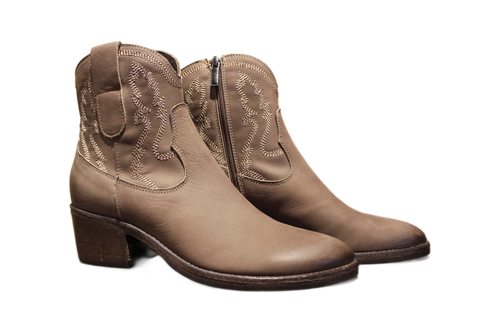ANKLE BOOTS - DD144 NABUK TAUPE
