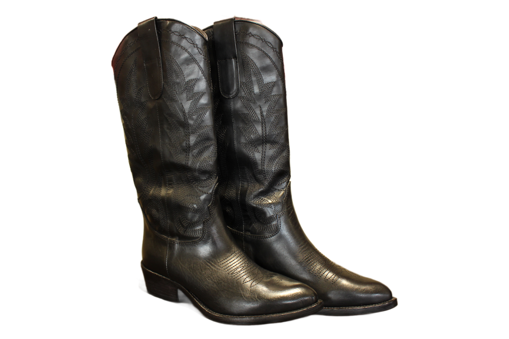 KNEE HIGH BOOTS - DD157 VITELLO DIVER NERO