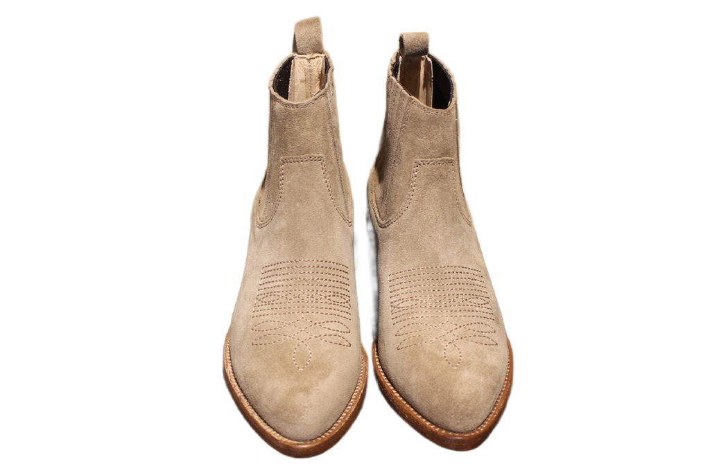 ANKLE BOOTS - DD396 VELOUR SESAMO