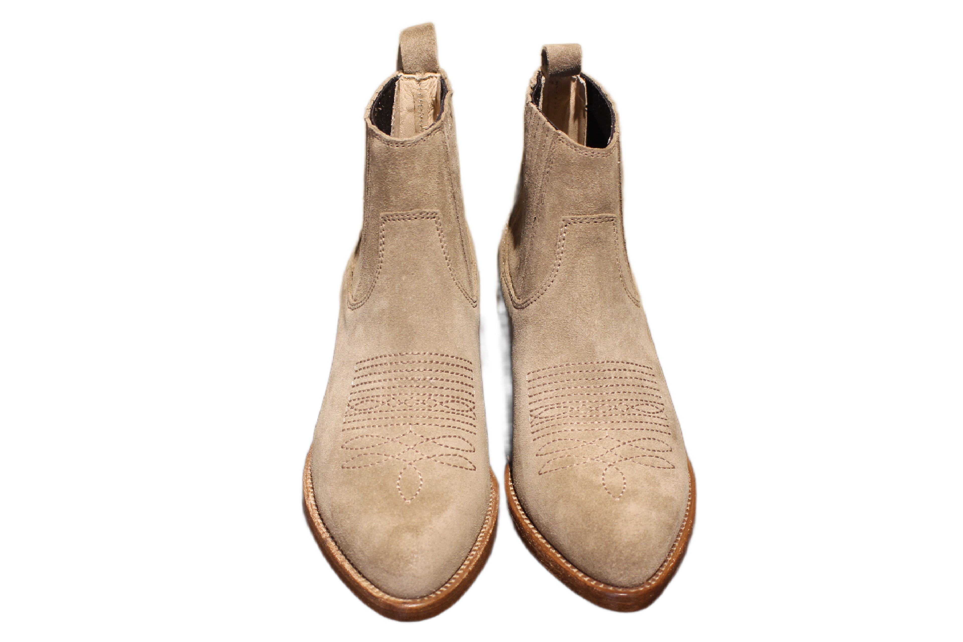 ANKLE BOOTS - DD396 VELOUR SESAMO