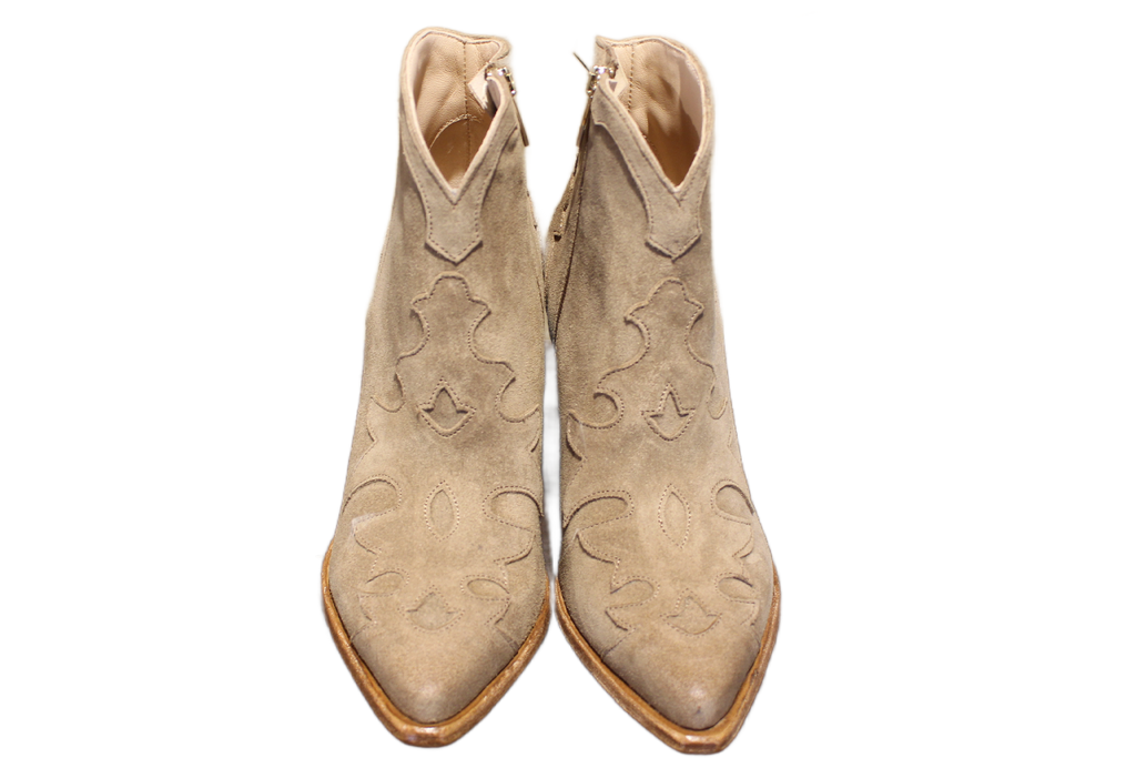 ANKLE BOOTS - DD138 VELOUR SESAMO