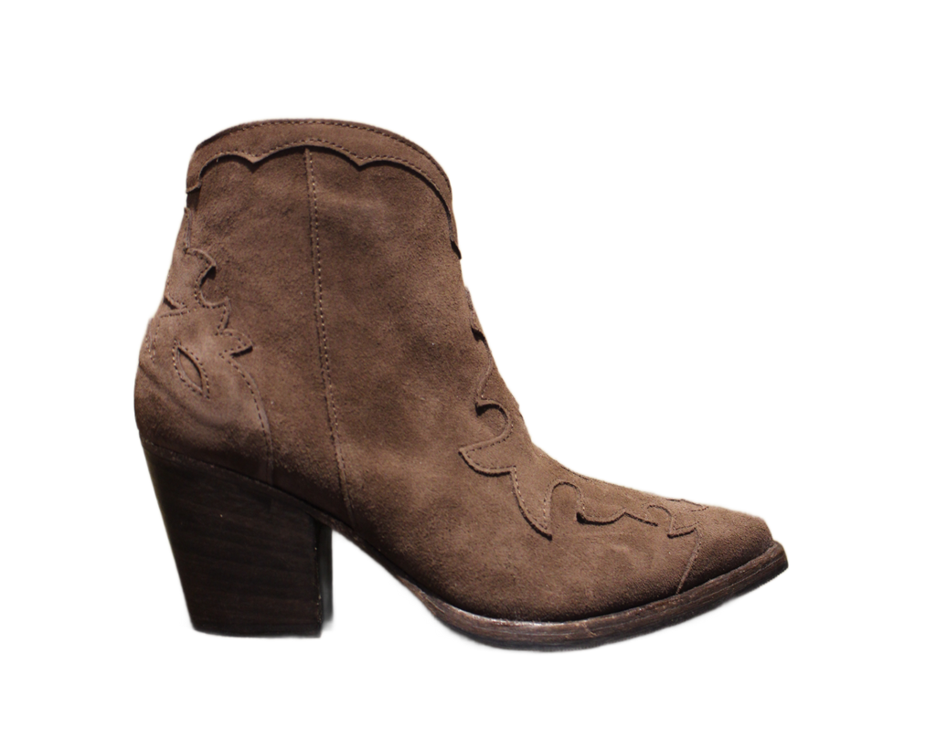 ANKLE BOOTS - DD138 VELOUR ESPRESSO