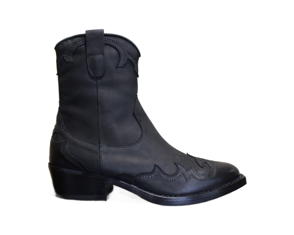ANKLE BOOTS - DD153 NABUK NERO