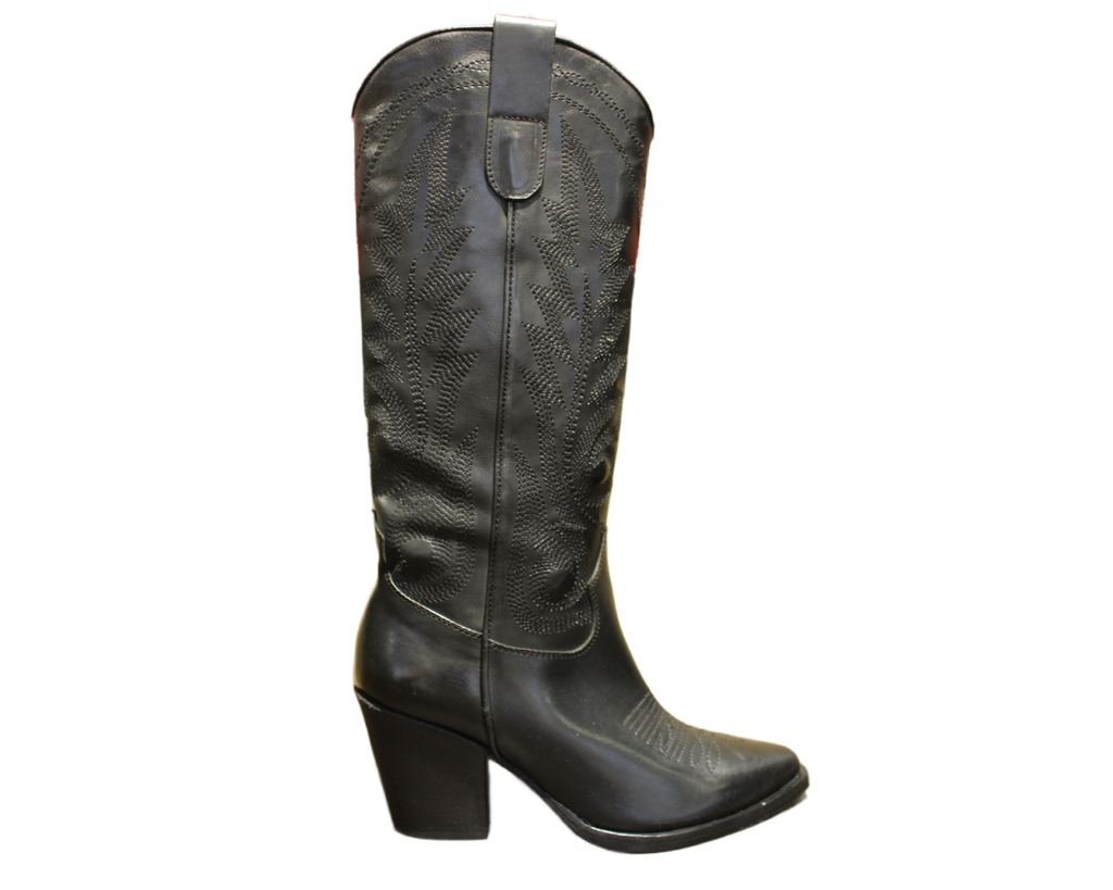 KNEE HIGH BOOTS - DD142 TEX SPOLETO NERO