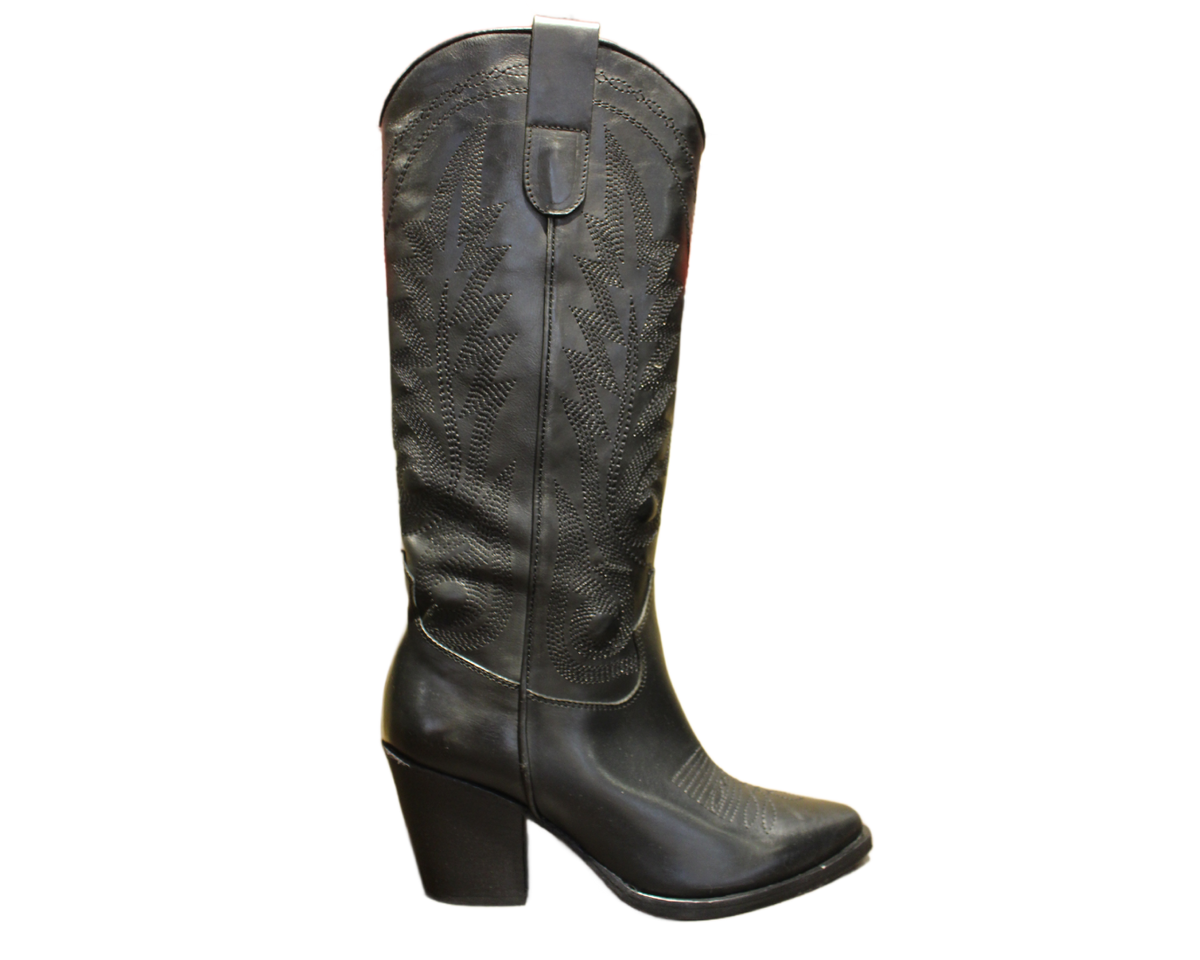 KNEE HIGH BOOTS - DD142 TEX SPOLETO NERO