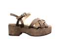 SANDALS - CAMOSCIO ESPRESSO